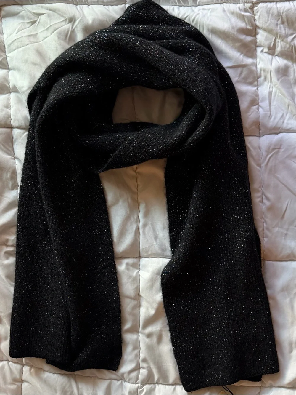 Scotch & Soda Black Rainbow Fleck Knit Scarf
